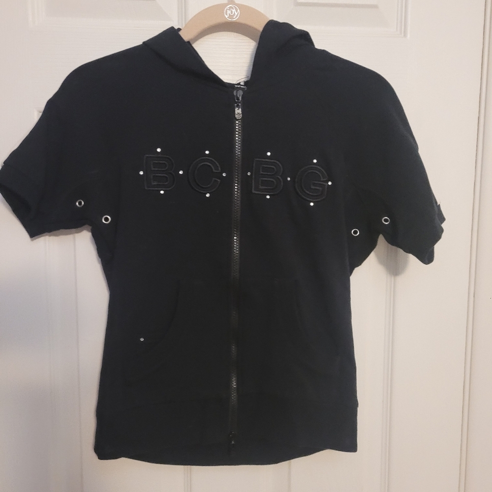 Women's short sleeve hoodie